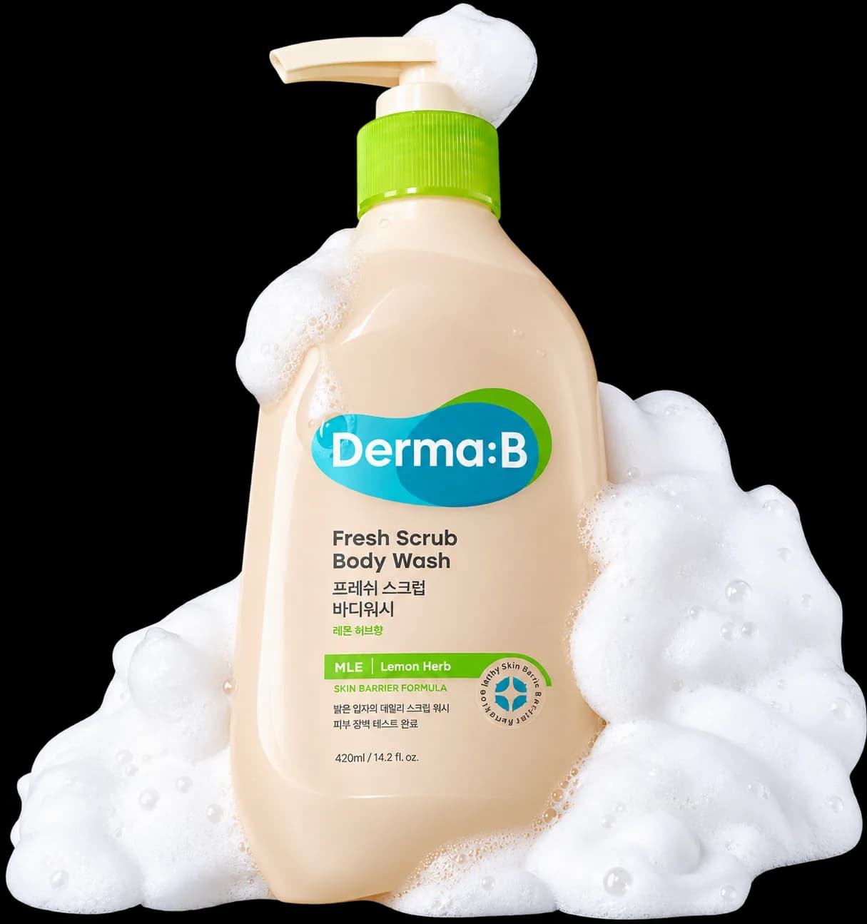 Derma:B Fresh Scrub Body Wash Ламеллярный освежающий гель-скраб для душа