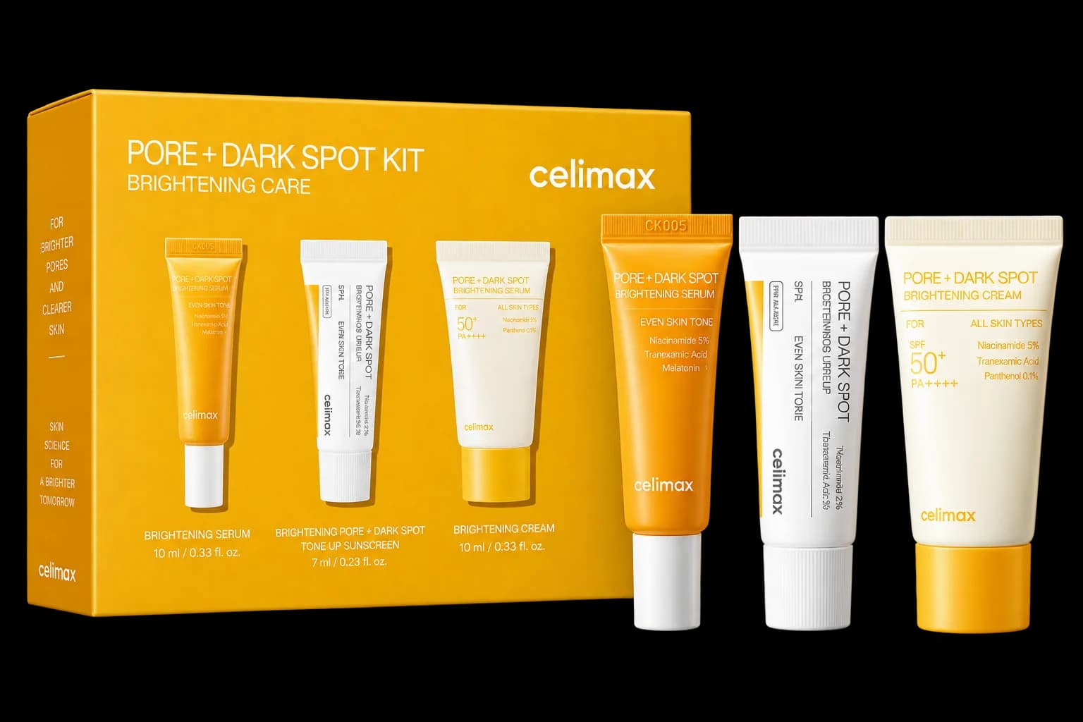Celimax Pore+Dark Spot Brightening kit
